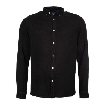 Linston Linen Shirt Black